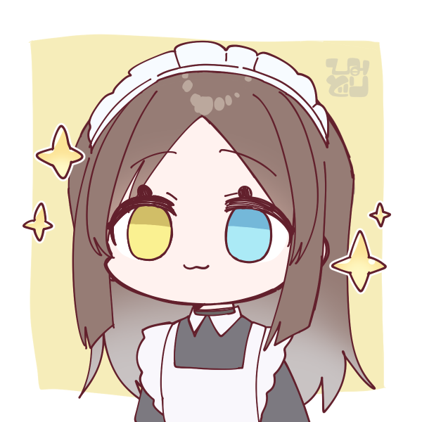 our "collective" profile picture: namely rana in a maid outfit.